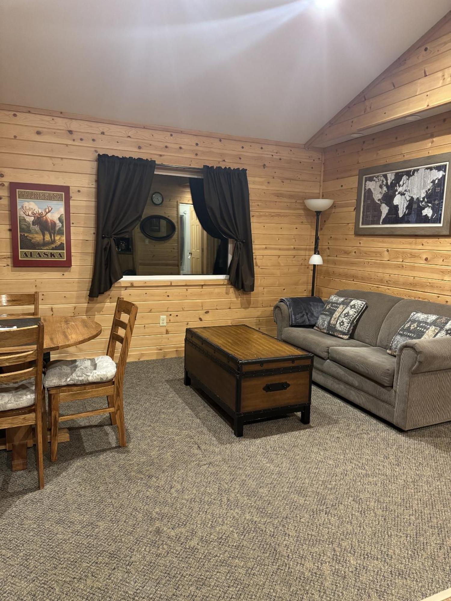 Susitna River Lodging, Backwoods Cabins Talkeetna Kültér fotó
